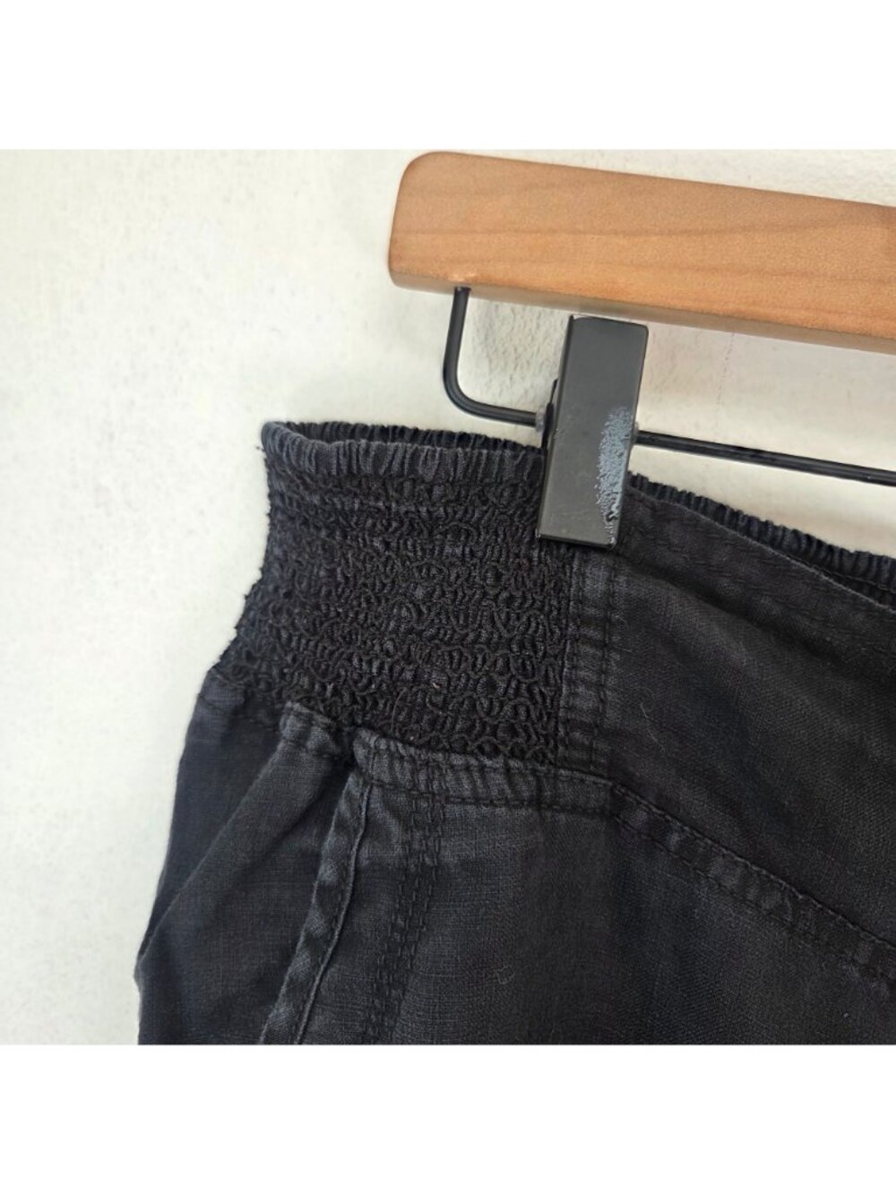 BUNDLE (2) Motherhood Maternity 100% Linen Pants Elastic Pull-On Size M - Picture 13 of 16